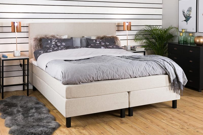 Princess Kontinentalsäng 160x200cm - Beige - Möbler - Sovrum - Sängar - Kontinentalsängar