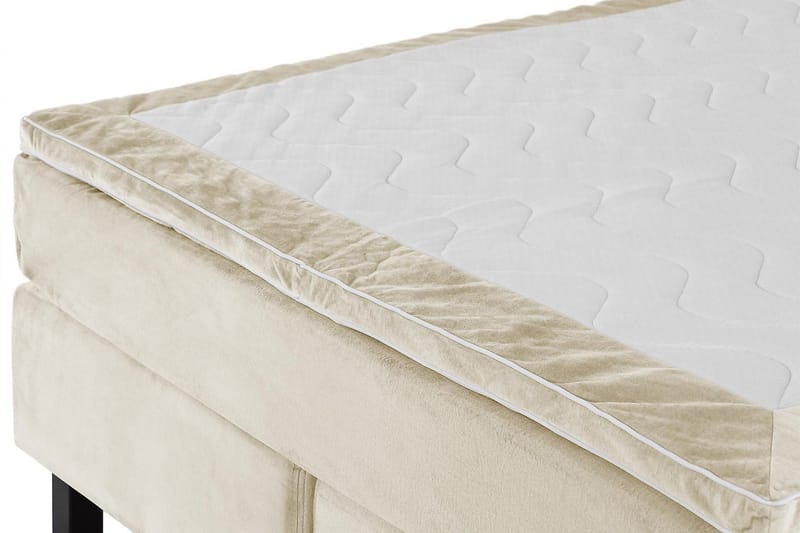 Princess Kontinentalsäng 160x200cm - Beige/Sammet - Möbler - Sovrum - Sängar - Kontinentalsängar