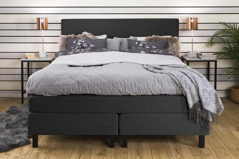 Princess Kontinentalsäng 160x200cm - Grå - Möbler - Sovrum - Sängar - Kontinentalsängar