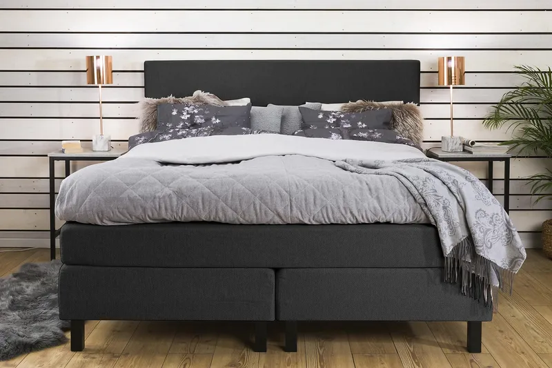 Princess Kontinentalsäng 160x200cm - Grå - Möbler - Sovrum - Sängar - Kontinentalsängar