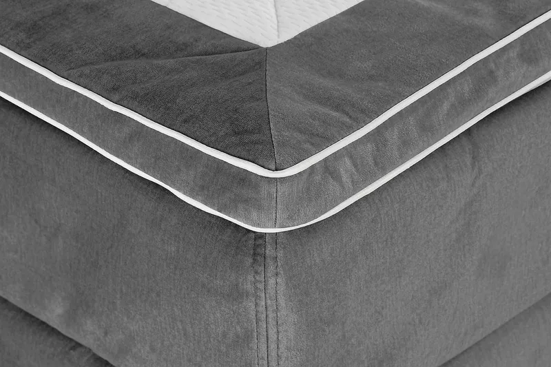 Princess Kontinentalsäng 160x200cm - Mörkgrå/Sammet - Möbler - Sovrum - Sängar - Kontinentalsängar