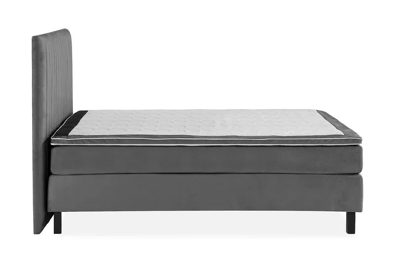 Princess Kontinentalsäng 160x200cm - Mörkgrå/Sammet - Möbler - Sovrum - Sängar - Kontinentalsängar