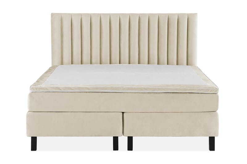 Princess Kontinentalsäng 180x200cm - Beige/Sammet - Möbler - Sovrum - Sängar - Kontinentalsängar