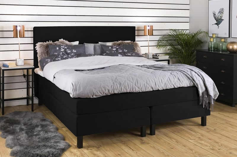 Princess Kontinentalsäng 180x200cm - Svart - Möbler - Sovrum - Sängar - Kontinentalsängar