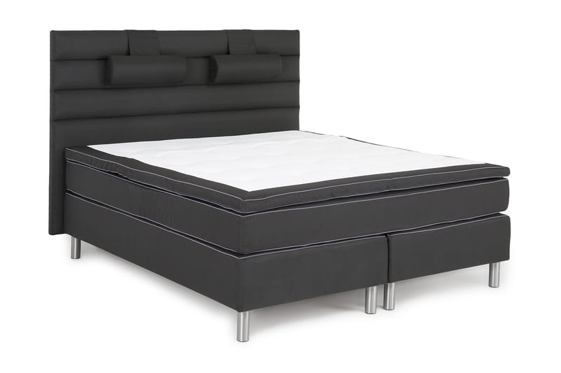 Queen Kontinentalsäng Komplett Sängpaket 160x200 cm - 160x200 Svart - Möbler - Sovrum - Sängar - Kontinentalsängar
