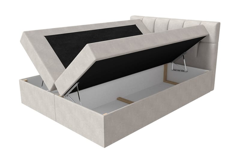REPPEN Kontinentalsäng 120x200 Grå - Grå - Möbler - Sovrum - Sängar - Kontinentalsängar