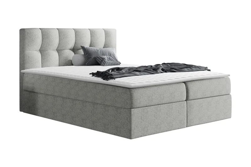 Rico Kontinentalsäng 140x208cm, Grå