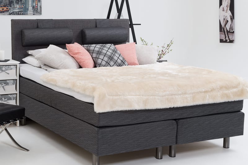 ROMANCE Sängpaket 160 Ancona Grå - Möbler - Sovrum - Sängar - Komplett Sängpaket