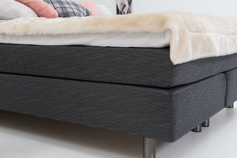 ROMANCE Sängpaket 160 Ancona Grå - Möbler - Sovrum - Sängar - Komplett Sängpaket