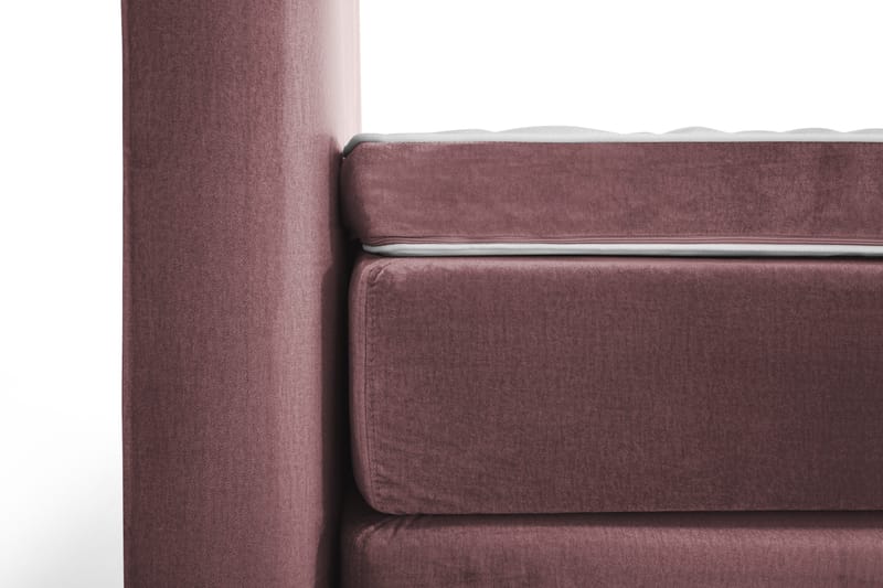 Royal Velvet Komplett Sängpaket 160x200 cm - Rosa med Höga Guldben - Möbler - Sovrum - Sängar - Kontinentalsängar