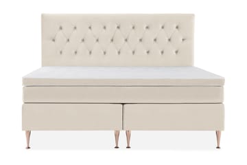 Royal Velvet Komplett Sängpaket 210x210  Beige med höga r