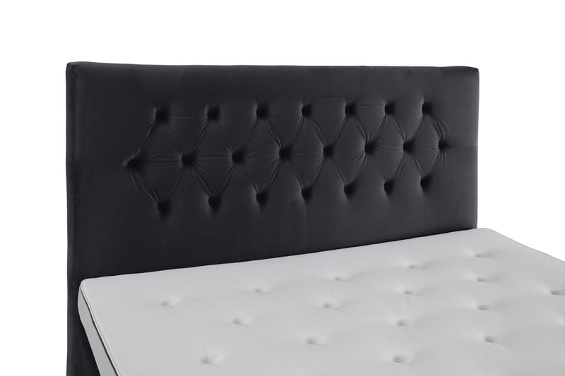 Royal Velvet Komplett Sängpaket 210x210  Svart med Låga G - Svart med Låga Guldben - Möbler - Sovrum - Sängar - Kontinentalsängar