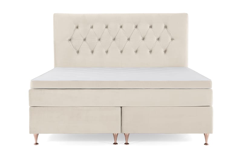 Royal Velvet Kontinental säng160x200 cm - Beige - Möbler - Sovrum - Sängar - Kontinentalsängar