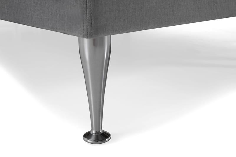 Royal Velvet Kontinentalsäng 160x200 cm - Ljusgrå - Möbler - Sovrum - Sängar - Kontinentalsängar