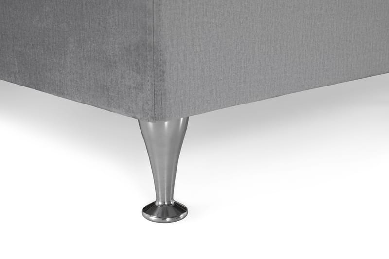 Royal Velvet Kontinentalsäng 160x200 cm - Ljusgrå - Möbler - Sovrum - Sängar - Kontinentalsängar