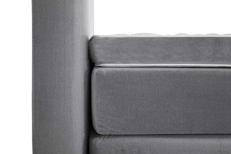 Royal Velvet Kontinentalsäng 160x200 cm - Ljusgrå - Möbler - Sovrum - Sängar - Kontinentalsängar