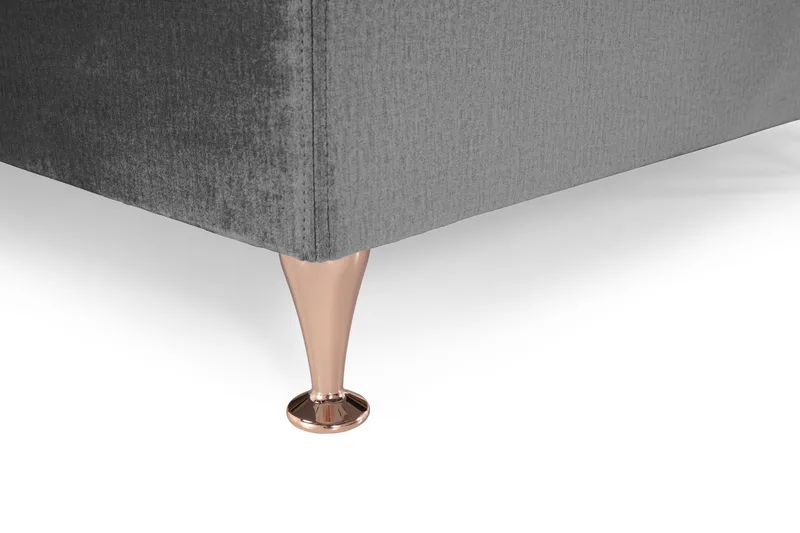 Royal Velvet Kontinentalsäng 160x200 cm - Mörkgrå - Möbler - Sovrum - Sängar - Kontinentalsängar