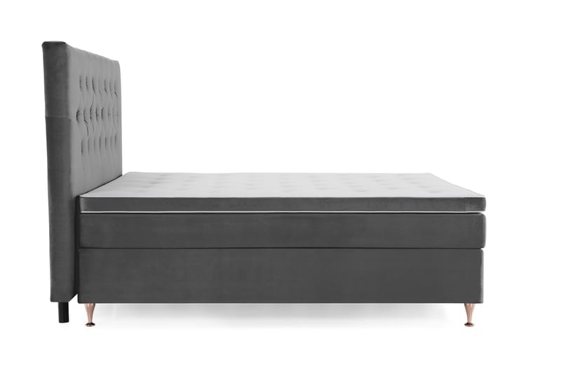 Royal Velvet Kontinentalsäng 160x200 cm - Mörkgrå - Möbler - Sovrum - Sängar - Kontinentalsängar
