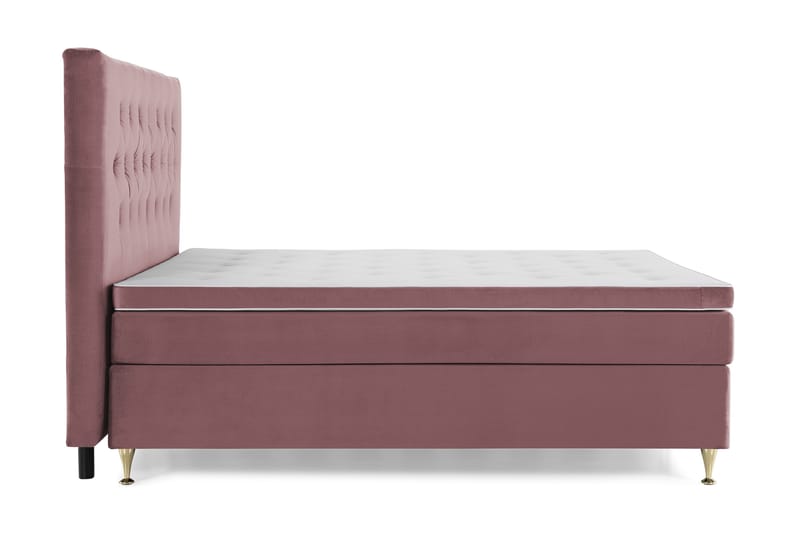 Royal Velvet Kontinentalsäng 160x200 cm - Rosa - Möbler - Sovrum - Sängar - Kontinentalsängar