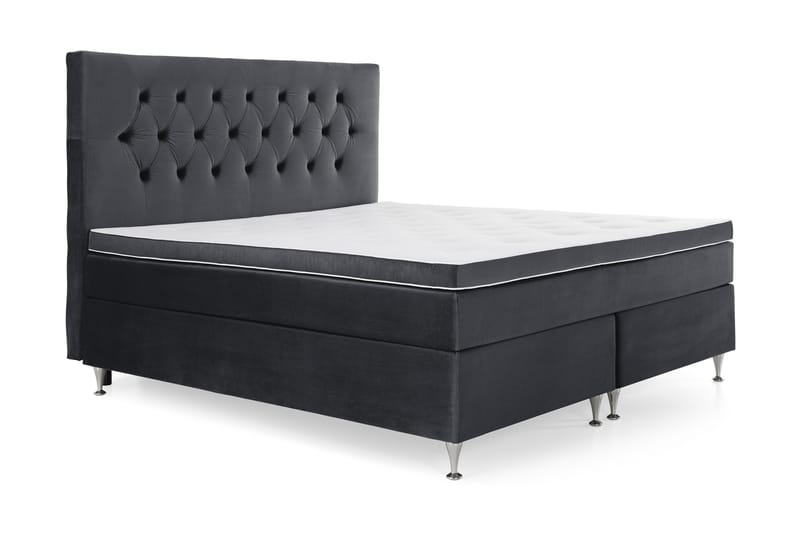 Royal Velvet Kontinentalsäng 160x200 cm - Svart - Möbler - Sovrum - Sängar - Kontinentalsängar
