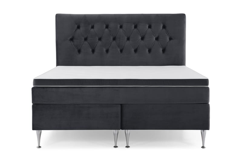 Royal Velvet Kontinentalsäng 160x200 cm - Svart - Möbler - Sovrum - Sängar - Kontinentalsängar