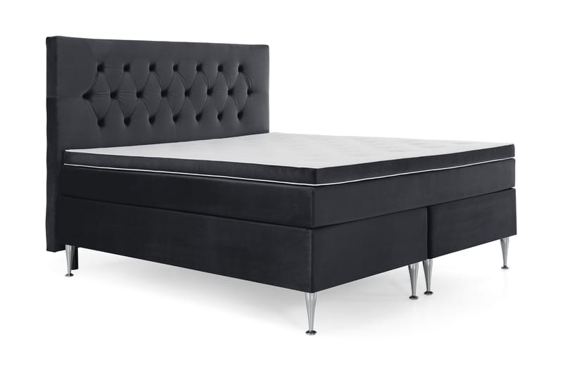 Royal Velvet Kontinentalsäng 160x200 cm - Svart - Möbler - Sovrum - Sängar - Kontinentalsängar