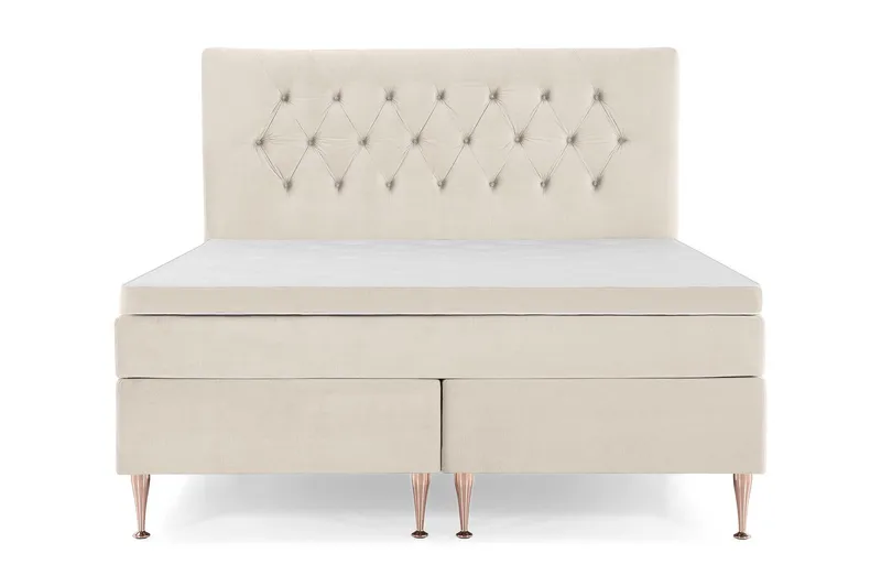Royal Velvet Kontinentalsäng 180x200 cm - Beige - Möbler - Sovrum - Sängar - Kontinentalsängar