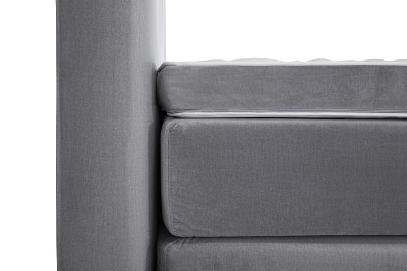 Royal Velvet Kontinentalsäng 180x200 cm - Ljusgrå - Möbler - Sovrum - Sängar - Kontinentalsängar