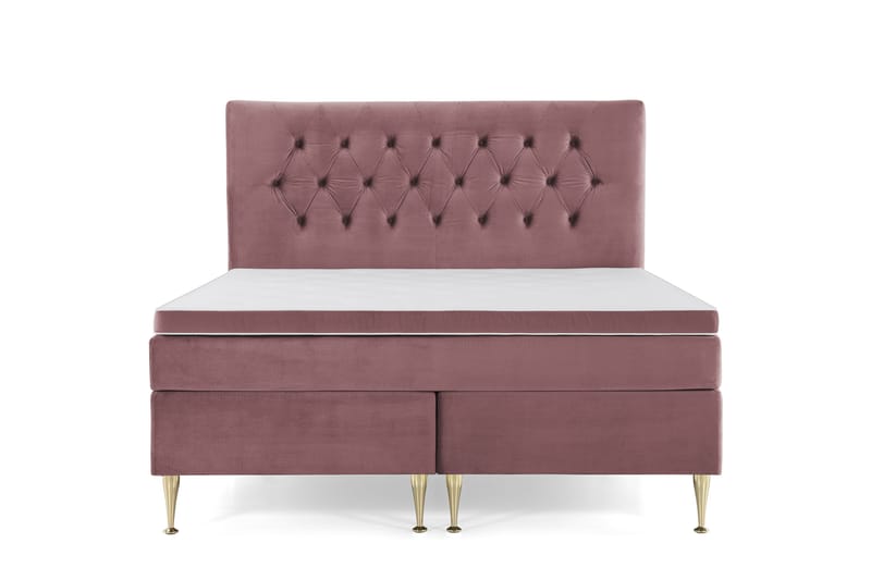 Royal Velvet Kontinentalsäng 180x200 cm - Rosa - Möbler - Sovrum - Sängar - Kontinentalsängar