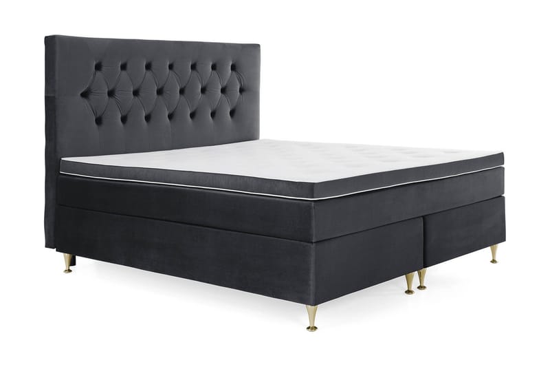 Royal Velvet Kontinentalsäng 180x200 cm - Svart - Möbler - Sovrum - Sängar - Kontinentalsängar