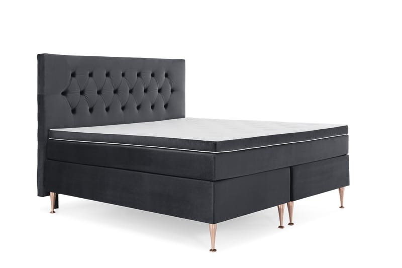 Royal Velvet Kontinentalsäng 180x200 cm - Svart - Möbler - Sovrum - Sängar - Kontinentalsängar