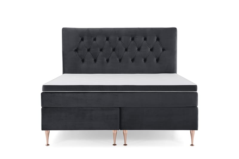Royal Velvet Kontinentalsäng 180x200 cm - Svart - Möbler - Sovrum - Sängar - Kontinentalsängar