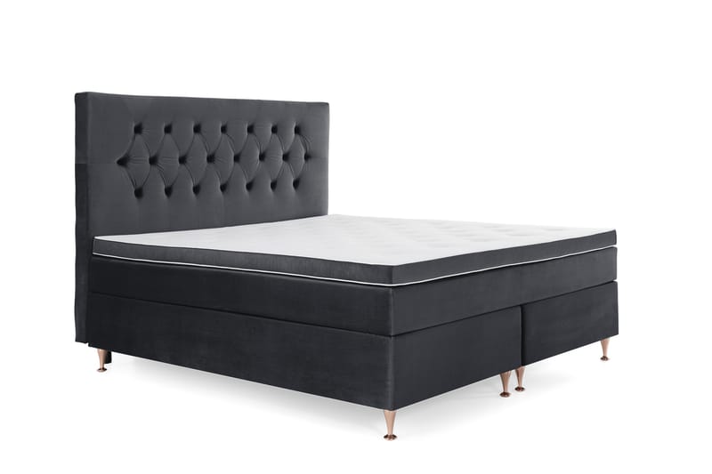 Royal Velvet Kontinentalsäng 180x200 cm - Svart - Möbler - Sovrum - Sängar - Kontinentalsängar