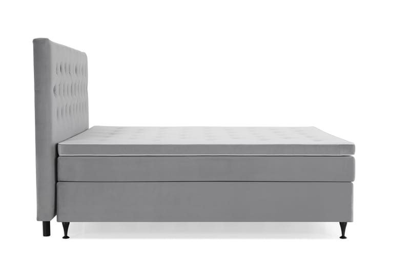 Royal Velvet Kontinentalsäng 210x210 cm - Ljusgrå - Möbler - Sovrum - Sängar - Kontinentalsängar