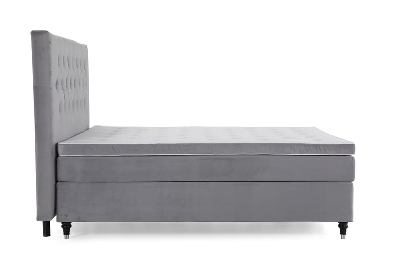 Royal Velvet Kontinentalsäng 210x210 cm - Ljusgrå - Möbler - Sovrum - Sängar - Kontinentalsängar