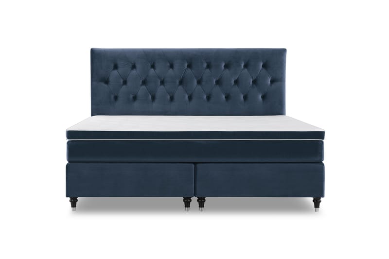 Royal Velvet Kontinentalsäng 210x210 cm - Mörkblå - Möbler - Sovrum - Sängar - Kontinentalsängar