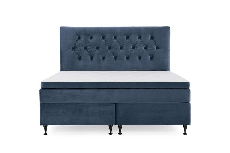Royal Velvet Kontinentalsäng 210x210 cm - Mörkblå - Möbler - Sovrum - Sängar - Kontinentalsängar