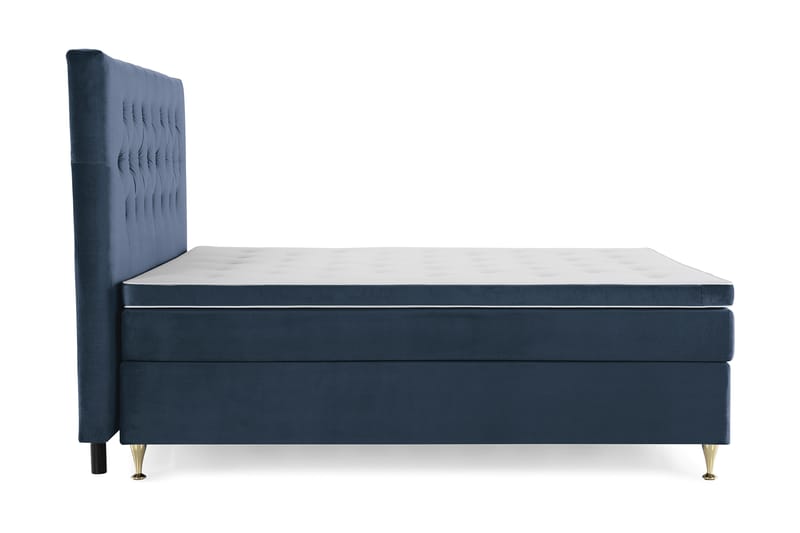Royal Velvet Kontinentalsäng 210x210 cm - Mörkblå - Möbler - Sovrum - Sängar - Kontinentalsängar