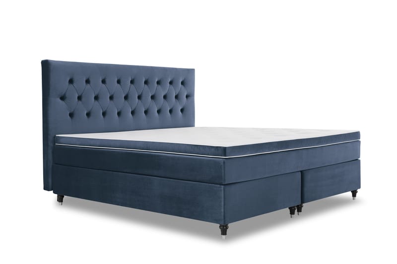 Royal Velvet Kontinentalsäng 210x210 cm - Mörkblå - Möbler - Sovrum - Sängar - Kontinentalsängar