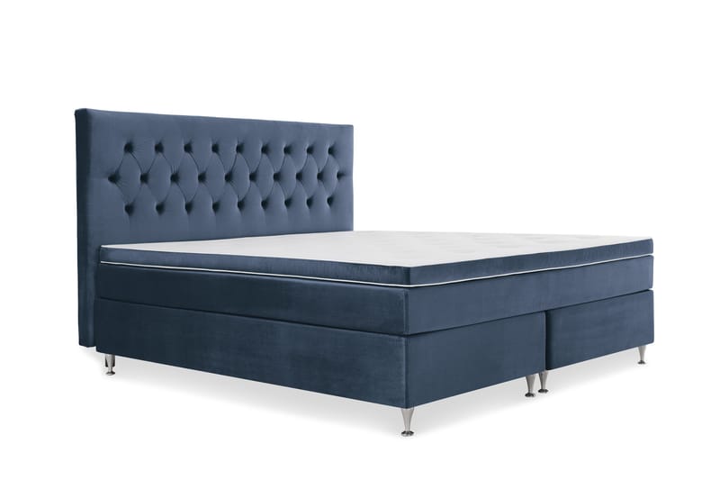 Royal Velvet Kontinentalsäng 210x210 cm - Mörkblå - Möbler - Sovrum - Sängar - Kontinentalsängar