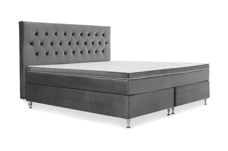 Royal Velvet Kontinentalsäng 210x210 cm - Mörkgrå - Möbler - Sovrum - Sängar - Kontinentalsängar