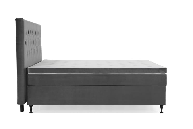 Royal Velvet Kontinentalsäng 210x210 cm - Mörkgrå - Möbler - Sovrum - Sängar - Kontinentalsängar