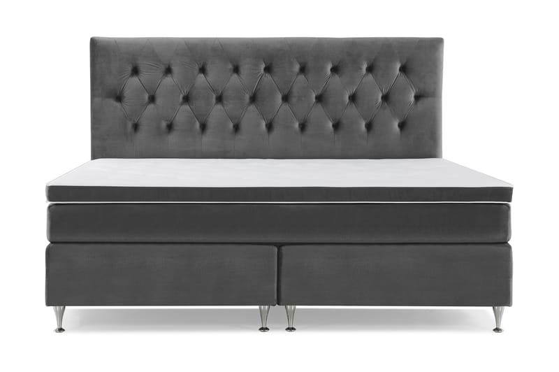 Royal Velvet Kontinentalsäng 210x210 cm, Mörkgrå