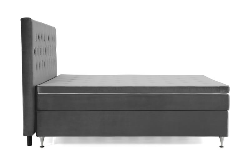 Royal Velvet Kontinentalsäng 210x210 cm - Mörkgrå - Möbler - Sovrum - Sängar - Kontinentalsängar