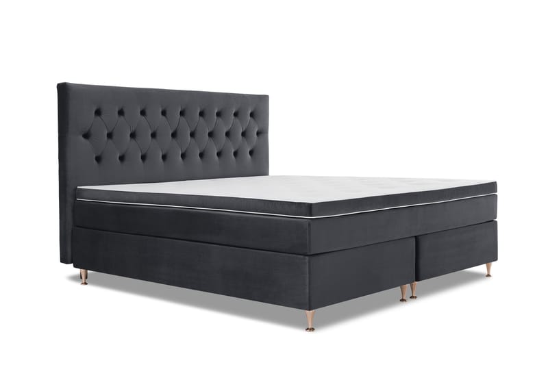 Royal Velvet Kontinentalsäng 210x210 cm - Svart - Möbler - Sovrum - Sängar - Kontinentalsängar