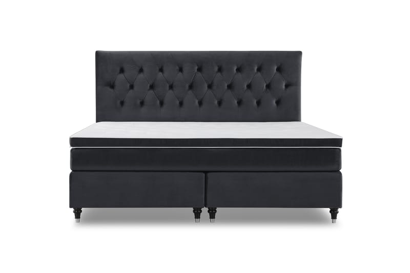 Royal Velvet Kontinentalsäng 210x210 cm - Svart - Möbler - Sovrum - Sängar - Kontinentalsängar