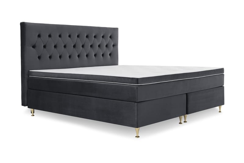 Royal Velvet Kontinentalsäng 210x210 cm - Svart - Möbler - Sovrum - Sängar - Kontinentalsängar