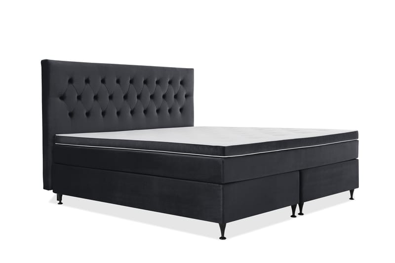 Royal Velvet Kontinentalsäng 210x210 cm - Svart - Möbler - Sovrum - Sängar - Kontinentalsängar