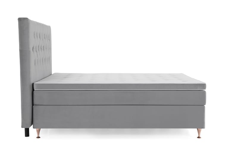 Royal Velvet Kontinentalsäng160x200 cm - Ljusgrå - Möbler - Sovrum - Sängar - Kontinentalsängar