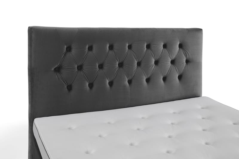 Royal Velvet Kontinentalsäng160x200 cm - Mörkgrå - Möbler - Sovrum - Sängar - Kontinentalsängar